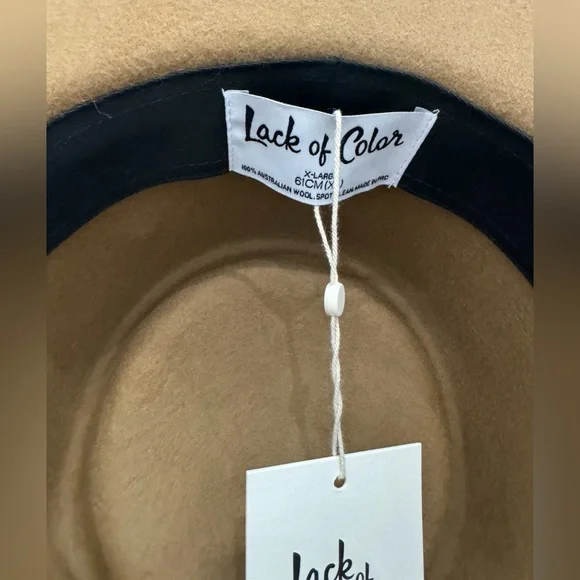 NEW Lack of Color Teak Zulu Fedora - Picture 10 of 10